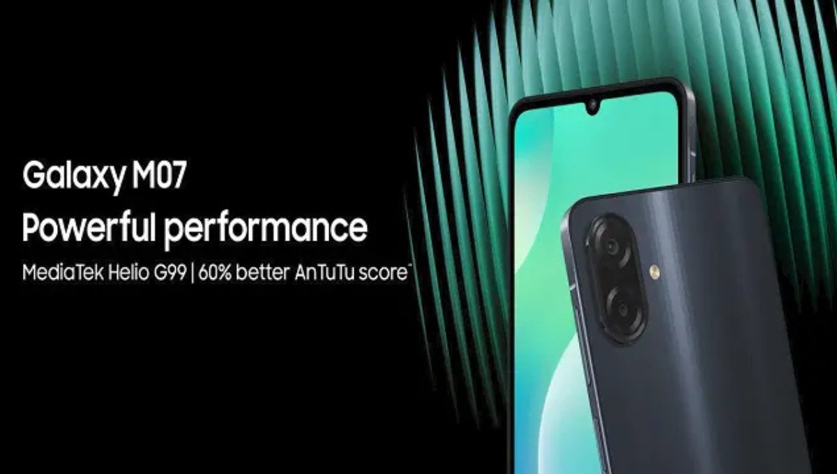 Samsung Galaxy M07: 50MP कैमरा, 5000mAh बैटरी वाला शानदार फोन सिर्फ ₹10,999 में